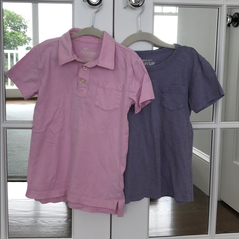 Crewcuts set of 2 tee shirts - one is polo style